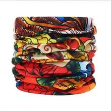 Masque crâne, protection contre la poussière, le vent et le soleil, pour hommes et femmes à moto, foulard magique multifonction, protège-poignets pour femmes, bandeau, randonnée en plein air, voyage à moto, protection solaire, masque polyvalent