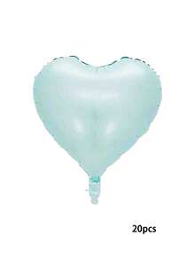 18 英寸铝箔心形气球，适用于婚礼、生日、求婚派对装饰、圣诞节