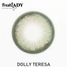 FRESH LADY 1 Cặp Kính Áp Tròng Màu Freshlady Cho Học Sinh Dolly Teresa 14.5mm Kính Áp Tròng Màu Dùng Một Lần Trong 1 Năm - Xanh đậm - Xem 9