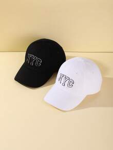3 chiếc mũ bóng chày thêu NYC cho trẻ mới biết đi, mũ bóng chày bằng cotton, mũ có thể điều chỉnh, dành cho bé trai bé gái từ 1-2/2-8/9-12 tuổi, chạy bộ, tập luyện và hoạt động ngoài trời trong mọi mùa, kỳ nghỉ ở bãi biển - Thành phố New York - Xem 15