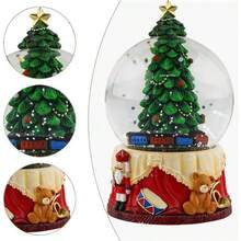 Globo navideo nevado, rbol de Navidad, Globo Brillante con Remolino de Agua y Nieve, Globo nico de Agua con Nieve para decoracin de Festivales - bolas de nieve - Ver 6