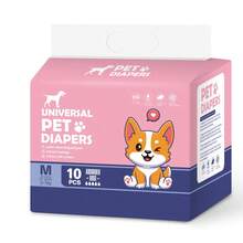 Almohadillas de entrenamiento para perros, pañales desechables súper absorbentes a prueba de fugas para mascotas, accesorios para mascotas, pañales higiénicos para perros hembra y macho, 10/12 unidades