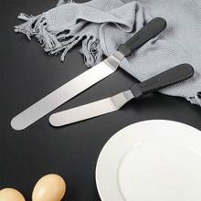 3pc Heavy-Duty Stainless Steel Cake Smoothing Spatula - Bạc - Xem 1