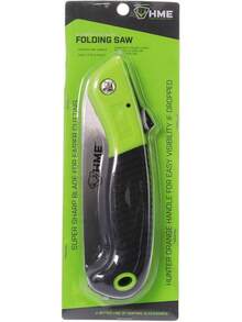 HME Mini sierra plegable de bolsillo de mano con hoja de acero al carbono de 5 pulgadas para caza, camping, mochilero, poda - 1,00 x 1,00 x 1,00 - Ver 4