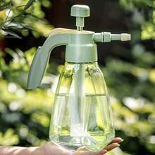 Large Pressure Watering Can, 1.5L Large Capacity Clear Water Bottle, Gardening Sprayer Pressure Pump Watering Can For Plants Flowers Cleaning - 彩色 - 查看 5
