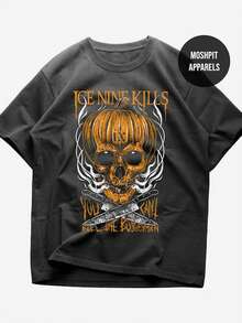 Ice Nine Kills T-Shirt - Metal Music Shirt - IX Shirt - The Silver Scream - Ice Nine Kills Merch - U - 黑色 - 查看 1