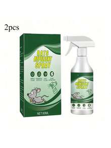 2-Pack Peppermint Oil Pest Repellent Spray - Targets Mice, Rats, Roaches & Flying Insects, Indoor Outdoor Home & Garage Use - trắng - Xem 3