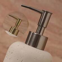 1pc Resin Soap Dispenser, Lotion Bottle Dispenser With Pump, Empty Organizer Hand Soap Dispenser Lotion Soap Dispenser Bottle Refillable Shampoo Container Bathroom Accessory - Multicolor - View 9