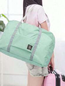 1个可折叠旅行包，大容量便携行李包，健身包，收纳袋，防水洗衣袋，化妆包，适合户外、旅行、通勤、居家收纳 - 彩色 - 查看 8