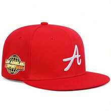 1Piece Men A Letter Earth Embroidered Hip Hop Hat Outdoor Adjustable Sunscreen Leisure Hat Spring Autumn Travel Tourism Beach Vacation - Nhiều màu - Xem 17
