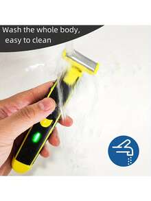 Unisex Electric Shaver, Portable Full Body Trimmer With USB Rechargeable T-Blade, Removes Facial Hair, Armpit Hair, Leg Hair, Chest Hair