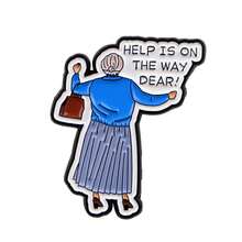 Enamel Pin Lapel Pins Badges On Backpack Women's Brooch Clothes Gift Jewelry Fashion Accessories - Black - View 6