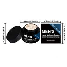 1pc Men's Whitening And Anti-Wrinkle Facial Moisturizer, Natural Matte Effect, Nourishes Dry Skin, Refines Pores, Repairs Skin, Gently Moisturizes The Face, Brightens And Evens Out Overall Skin Tone, Moisturizing And Light Texture, Suitable For Men With Different Skin Types