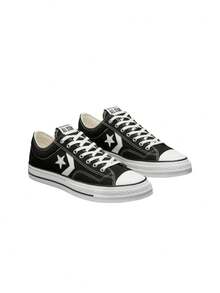 Converse Star Player 76 高级帆布 A01607C 黑色低帮男女休闲鞋 - 黑色 - 查看 2