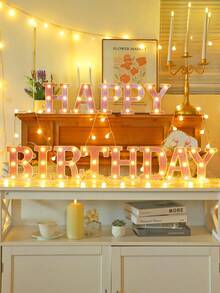 1 个 16 厘米/6.3 英寸粉色发光字母点亮您的房间，电池供电的 LED 字母灯，数字灯标志，适用于儿童房装饰、婚礼、生日派对装饰灯、家居和房间装饰字母灯、字母照明夜灯、圣诞装饰字母灯 - 深粉紅色 - 查看 10