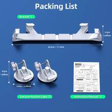 Fonken磁吸式汽车天窗后窗支架，适用于Starlink Mini配件