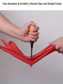 21.65 Inch/55cm Waterproof Extra Long Cleaning Gloves - Non-Slip Reinforced - Gloves For Cleaning Pond Soil - Extra Long Household Rubber Gloves For Dishwashing (Dishwasher/Aquarium/Washing Machine ) - Red - View 4