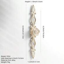 1 pezzo Pomello per mobile/cassetto in stile europeo moderno e semplice, bianco avorio, accessorio per mobili