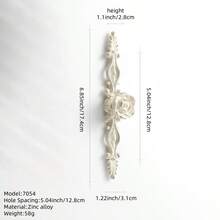 1 pezzo Pomello per mobile/cassetto in stile europeo moderno e semplice, bianco avorio, accessorio per mobili