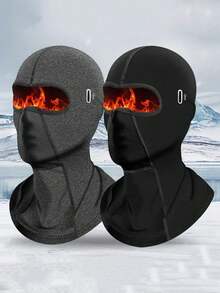 1pc Balaclava Ski Mask For Men Fleece Winter Face Mask For Cold Weather Skiing Snowboarding Motorcycle Riding Outdoor Work Winter Warm - A - View 1