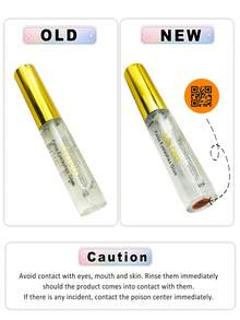 Asiteo 1pc 5ml Transparent Eyelash Glue, Makeup Faux Mink Eyelash Adhesive, Quick Drying Waterproof Long Lasting Eyelash Glue - Clear - View 3