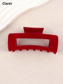 Soft Silicone Hair Claw, High-End Anti-Drop Unbreakable Hair Clip, Square Hair Soft Claw Clips For Women, Flexible Claw Clip For Thick Hair, Lightweight Large Cozy Clip Special Soft Hairpins, Suitable For Various Occasions, 2025 New Design Hair Accessories Women Claw Clip Fall Fashion Hair Claw Autumn Hair Clutch Elegant Clips For Hair Winter For Vacation Outfits Woman