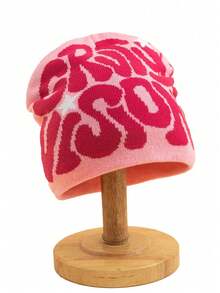 1pc Men's Spider Web Knitted Woolen Hat For Autumn And Winter Seasons Beanie Fall Outfit - Multicolor - View 13