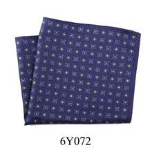 1pc New Cashew Flower Plaid & Polka Dot Print Pocket Square, Suit Chest Handkerchief Scarf Accessory For Men, Suitable For Wedding, Birthday, Party