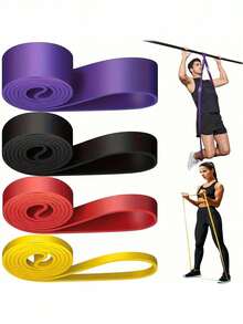 Widerstandsbänder Set - Trainings-Bänder für Übungen, Stretching, Yoga, Pilates, Fitness-Training für Männer und Frauen