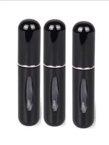 4 pièces/3 pièces Flacons de parfum rechargeables de 5 ml, flacons vaporisateurs de parfum rechargeables, flacon vaporisateur de parfum de voyage, mini contenants liquides vides portables, essentiels de voyage, organisateurs de voyage pour la plage, retour à l'école, vacances, camping, parfum pour femmes