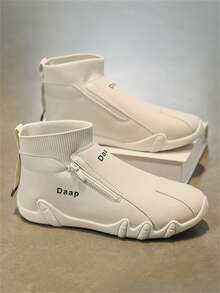 Neue Herren Lässig Sportschuhe, Lederoberfläche mit wasserdichtem Design, flache rutschfeste Sohle, geeignet für verschiedene Anlässe, modischer Lässig Stil