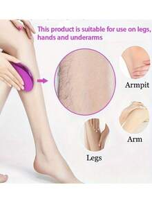 New Crystal Hair Removal Painless Hair Removal Tool Exfoliating Ladies Painless Physical Hair Removal Machine Manual,Skin Care, Cosmetics, Nails