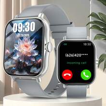 2025 HEISSE Smartwatch für Frauen, 220mAh Batterie mit längerer Standby-Zeit, Multifunktions-Smartwatch mit Benachrichtigungsalarm/Drahtlosanruf/Wecker, Fitness-Tracker mit Multi-Sport-Modus, Wettervorhersage, kompatibel mit Android & iOS, modisches Design, Valentinstags-Geschenk