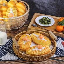 1 mô hình bánh mì, trứng, bánh mì que đàn hồi chậm, chân thực, dùng để trang trí bánh tart, chất liệu PU mềm. - Nhiều màu - Xem 5