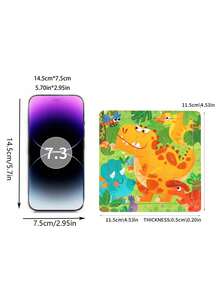 木制拼图幼儿玩具男孩女孩礼物，动物拼图蒙特梭利玩具，学习教育圣诞生日礼物，拼图，蒙特梭利玩具，圣诞节，儿童玩具，Rompecabezas，儿童木制玩具，儿童圣诞礼物，蒙特梭利玩具>木制，幼儿学习玩具