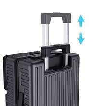 fangange 2-Piece Suitcase Set, 20 Inch And 24 Inch Suitcase, With Interior Compartments, Universally Rotating Silent Wheels, With High-Quality TSA Lock, Travel Suitcase Set, Robust Travel Luggage, Hand Luggage - màu đen - Xem 5