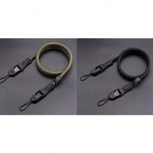 Quick-Release Adjustable Camera Strap - Durable Polyamide Climbing Rope Crossbody Strap For DSLR Mirrorless Cameras, Compatible With Nikon Canon Fu/Ji, Lightweight & Compact For Hiking Travel, Red, Photography Accessory | Stylish Neck Strap | Microfiber Accent, Camera Accessories Strap