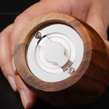 Moulin à sel et poivre en bois d'acacia, meulage en céramique durable, moulins à poivre classiques à secousse manuelle pour la cuisine, broyeur polyvalent avec poignée, moulin à épices réglable manuellement pour la cenelle, le poivre, le sel de mer, le poivre noir, les épices, ustensile de cuisine