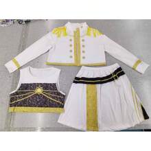 Kids Girls K-Pop Demon Hunters Costume Rumi Mira Zoey Cosplay Fancy Dress Outfit  UK