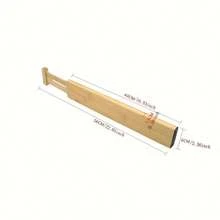 1/2 chiếc vách ngăn ngăn kéo bằng tre có thể điều chỉnh, dụng cụ sắp xếp đồ đạc bằng lò xo, thích hợp cho nhà bếp, bàn trang điểm, phòng tắm, phòng ngủ, ngăn kéo, bàn làm việc, nhà và văn phòng để lưu trữ và sắp xếp đồ đạc. - Nhiều màu - Xem 3