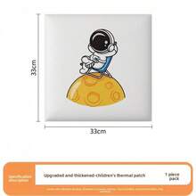 1 pieza Adhesivo de dibujos animados Almohadilla suave, Decoración del borde de la cama, Anticolisión, Alfombra de pared impermeable para tatami, papel tapiz, pegatinas de pared, decoración de habitación