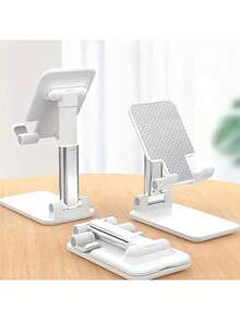 Dual-Purpose Metal Card Holder & Desktop Phone Stand, Iron Alloy Phone Holder Suitable For Living Room, Bedroom, Desk, Study