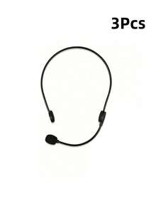 摇滚明星服装配饰耳机，角色扮演假麦克风摇滚明星歌手麦克风头饰万圣节服装配饰道具黑色假麦克风耳机服装道具摇滚明星服装配饰，摇滚明星歌手服装耳机麦克风，头戴式麦克风耳机服装配饰道具适用于万圣节角色扮演音乐派对圣诞节，适合母亲节、婚礼季、毕业季、送给家人和朋友的礼物 - 彩色 - 查看 12