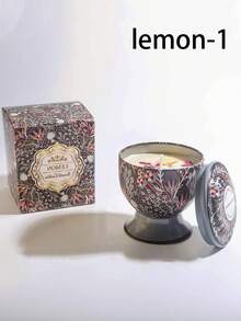 1pc/4pcs Dried Flower Scented Candle In Goblet Jar, Aromatherapy Candles,Natural Floral Scented Candle,Forest Scented Candle,In Tall Glass Jars, Feature Exquisite Patterns And Are Perfect For Decoration And Ornaments. They're Ideal For Aromatherapy And Various Holiday Decorations, Making Them The Perfect Gift For Friends And Family, Christmas Decorations