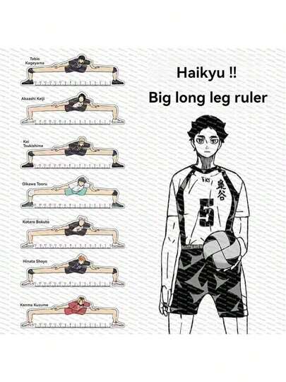 1 pieza Regla de mercancía del anime Gojo, herramienta de medición y escritura, herramienta de dibujo, regla, regla de papelería estudiantil, regla de agrimensura, regla de marcado, regla de cuadrícula, regla de tablero grueso