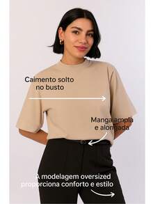 T Shirt High Neck Oversize Sleeve Blouse High Neck Women Short Sleeve Basic T-Shirt Plain Black White Nude - 薄荷綠 - 查看 4