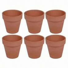 Small Terracotta Plant Pots With Drainage Hole - Set Of 3 - View 8