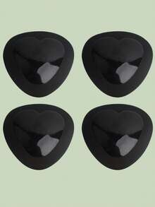 Women's Invisible Filling Bra Pad Sponge Bra, Heart-Shaped Breast Pad Breast Enhancement Pad, Swimsuit Silicone Breast Pad, Nipple Cover Sticker Patch