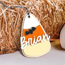 1PC Halloween Basket Tag, Custom Halloween Name Tag For Kid, Boo Basket Tag, Candy Bucket Tag, Trick Or Treat, Personalized 3D Halloween Tag - Multicolor - View 5