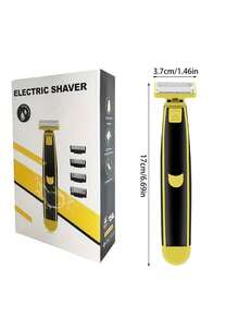 Unisex Electric Shaver, Portable Full Body Trimmer With USB Rechargeable T-Blade, Removes Facial Hair, Armpit Hair, Leg Hair, Chest Hair